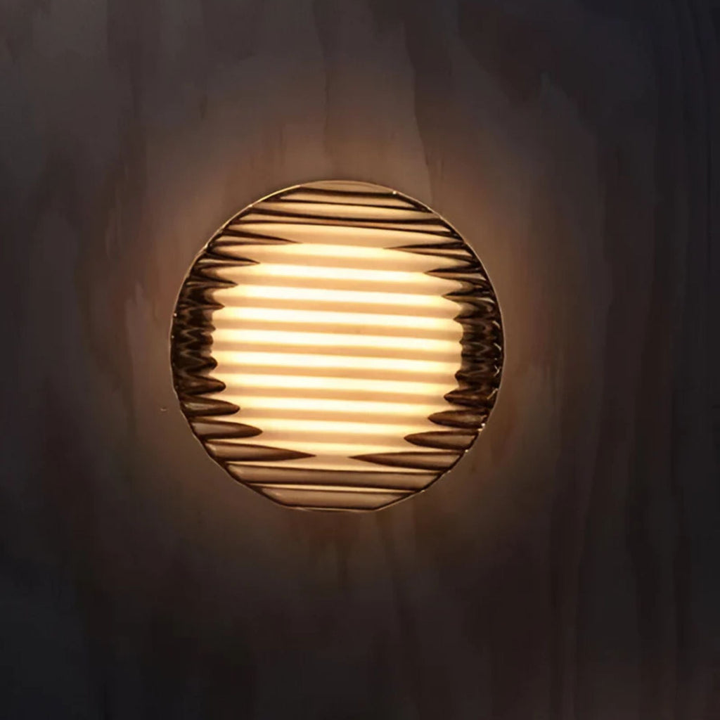 Lampada da parete Ambrelo – Vetro – Ambra – Moderna – Minimalista – Atmosfera accogliente per la tua casa