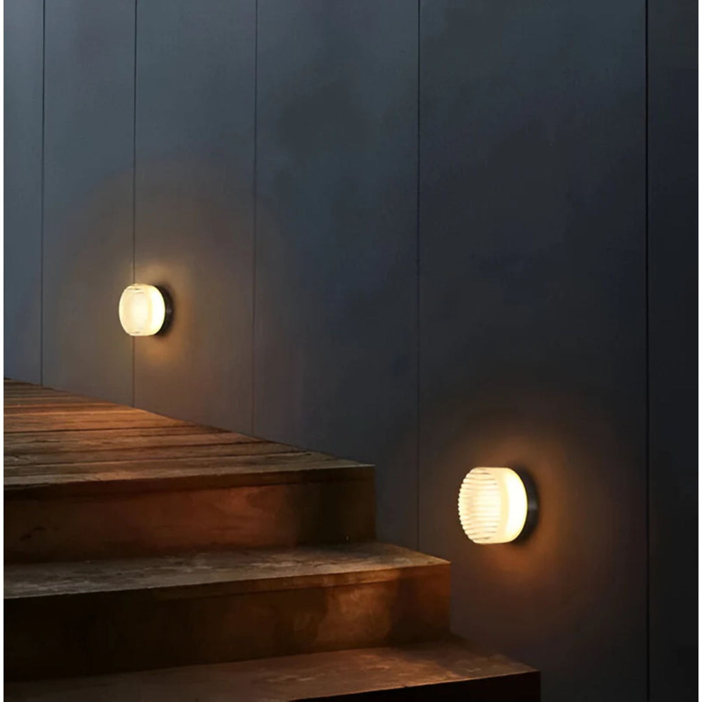 Lampada da parete Ambrelo – Vetro – Ambra – Moderna – Minimalista – Atmosfera accogliente per la tua casa