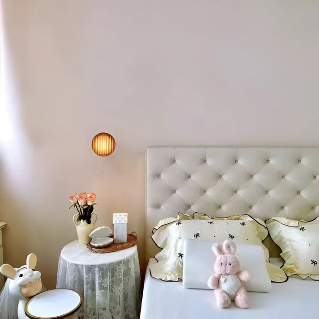Lampada da parete Ambrelo – Vetro – Ambra – Moderna – Minimalista – Atmosfera accogliente per la tua casa