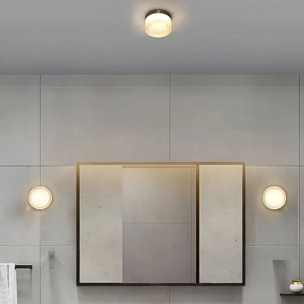Lampada da parete Ambrelo – Vetro – Ambra – Moderna – Minimalista – Atmosfera accogliente per la tua casa
