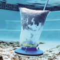 AQUAVAC – Pulitore per piscina senza chimici con forte potere di aspirazione per foglie e sporco