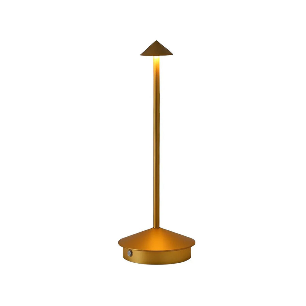 Lampada da tavolo Arezo – Alluminio e policarbonato – Bianco – 11×29 cm – Design moderno e resistente alle intemperie