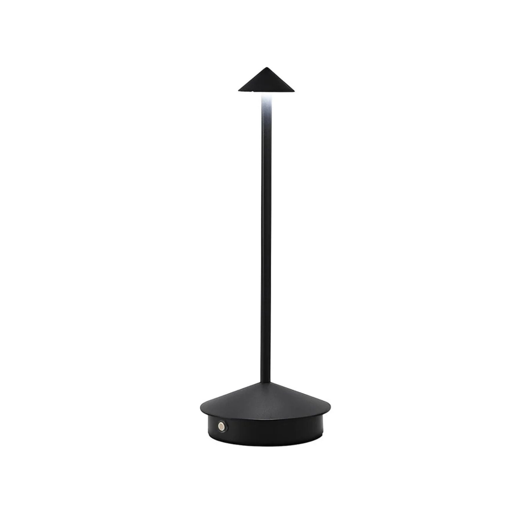 Lampada da tavolo Arezo – Alluminio e policarbonato – Bianco – 11×29 cm – Design moderno e resistente alle intemperie