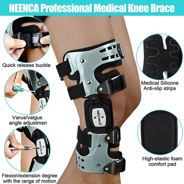 ApexFlex Ginocchiera Scaricatore per Stabilità Mediale e Supporto Laterale