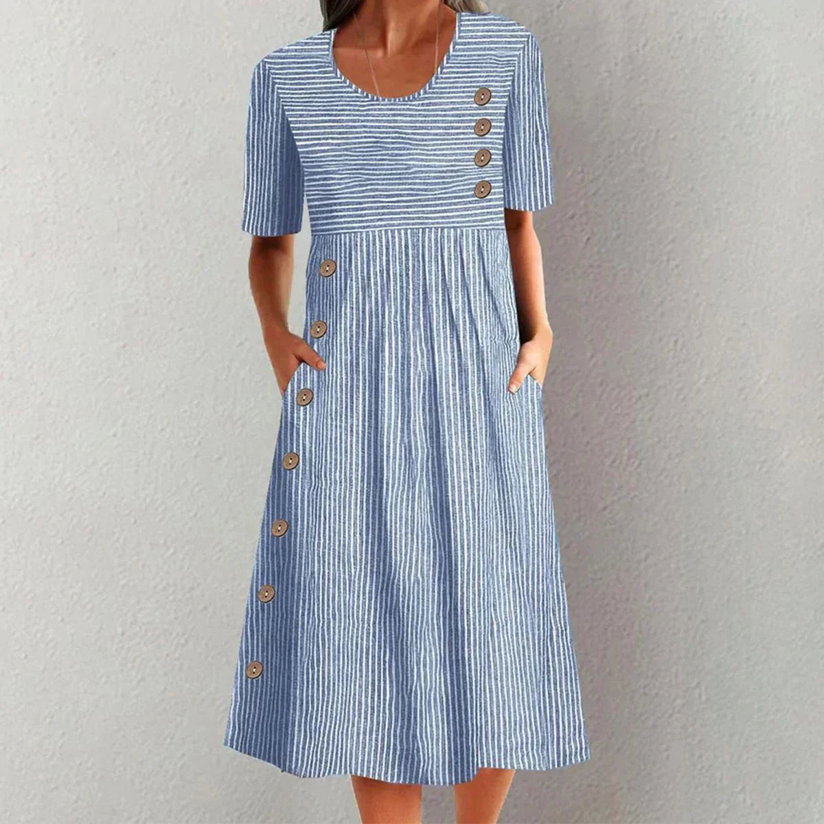 Pia | Abito Midi Estivo Casual per Donne