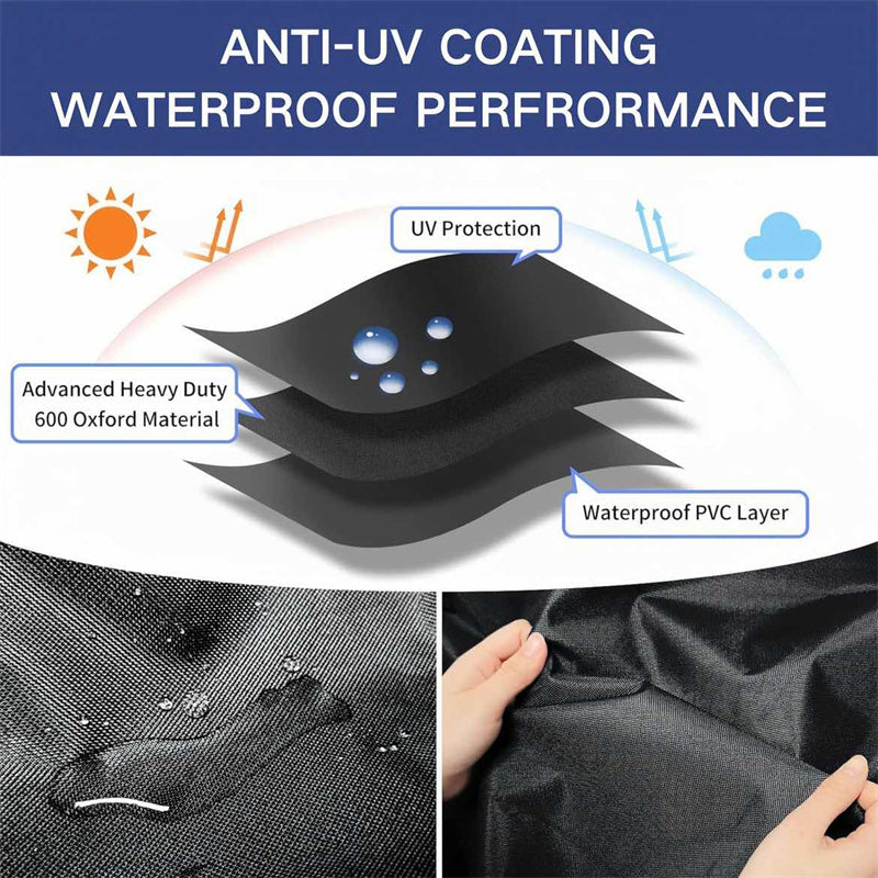 Copertura Rotonda Impermeabile e Resistente ai UV Vellor per Mobili da Esterno