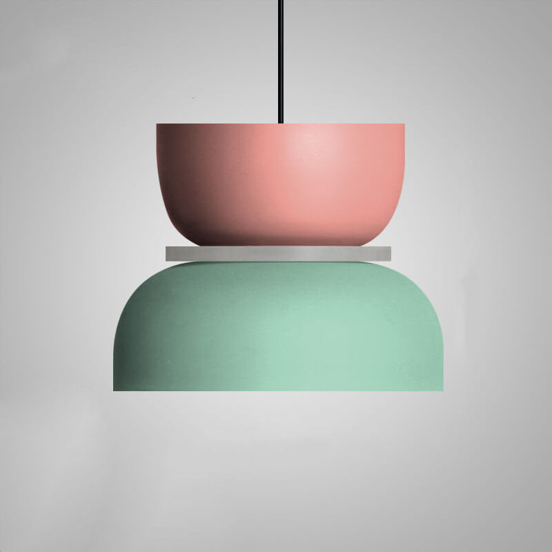 Lampada a sospensione LED 1 luce Nordic Colorful Macaron
