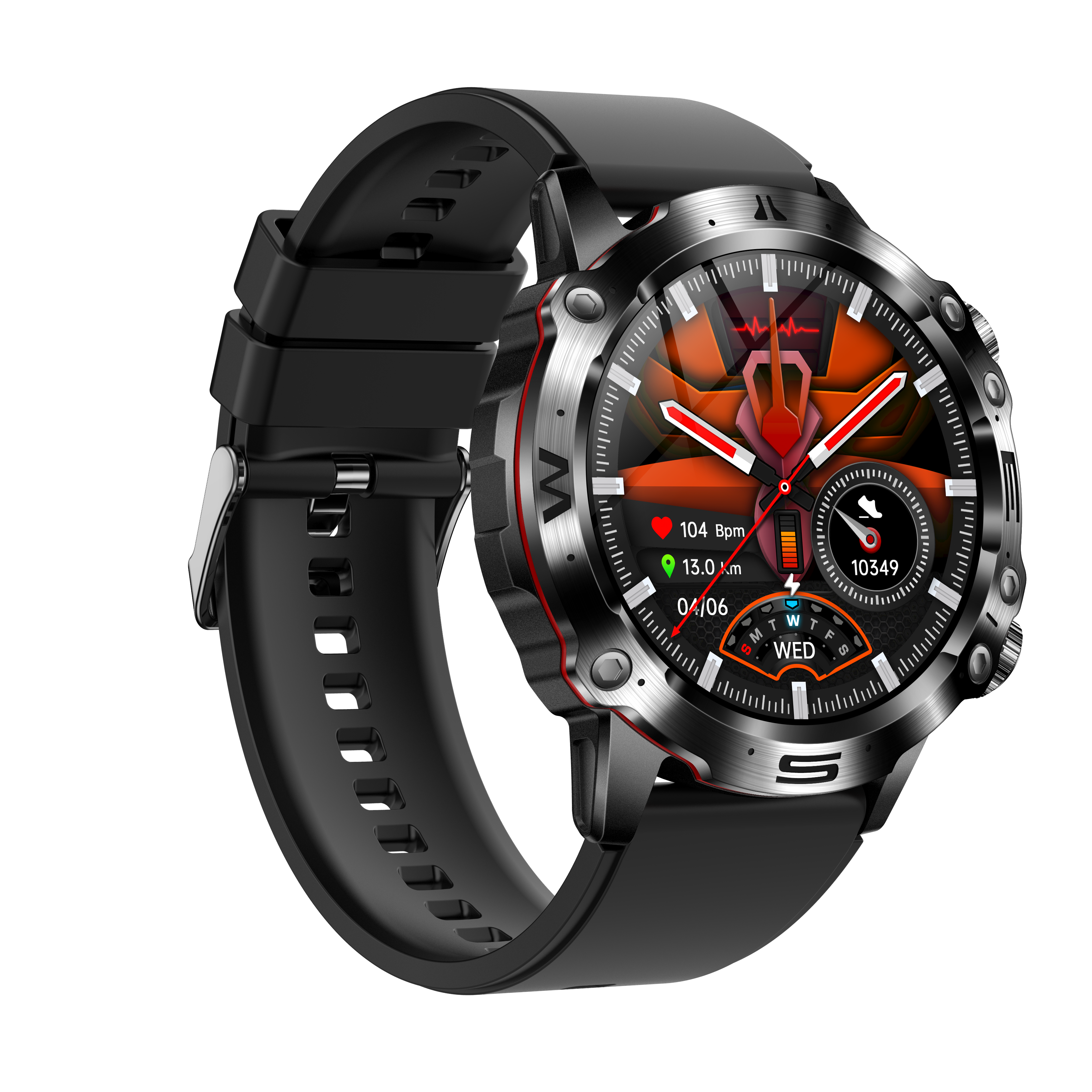 Orologio Sportivo CardioNova con Monitoraggio della Frequenza Cardiaca e dei Segni Vitali