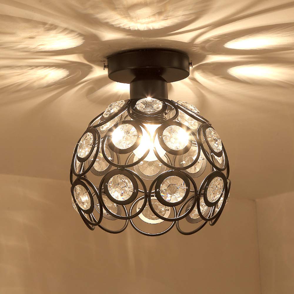 Lampada da soffitto Ballo – Ferro & Vetro – Bianco – Ø30 cm – Design elegante per soggiorno e camera da letto