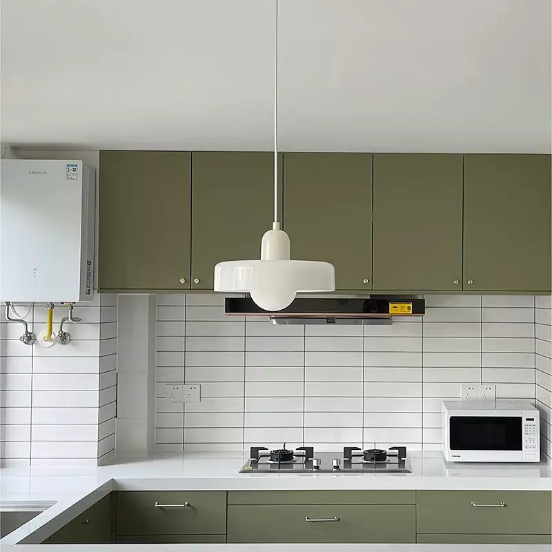 Liora Bauhaus Lampadario in Vetro con Regolazione dell'Altezza
