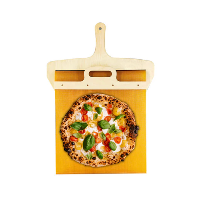 Sandsberg | Paletta per Pizza Scorrevole | Facile da Sollevare con Superficie Antiaderente | Legno