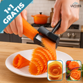 1+1 GRATIS | BlossomCut - Affettatrice a spirale simile a un fiore per verdure [Ultimo giorno di sconto]