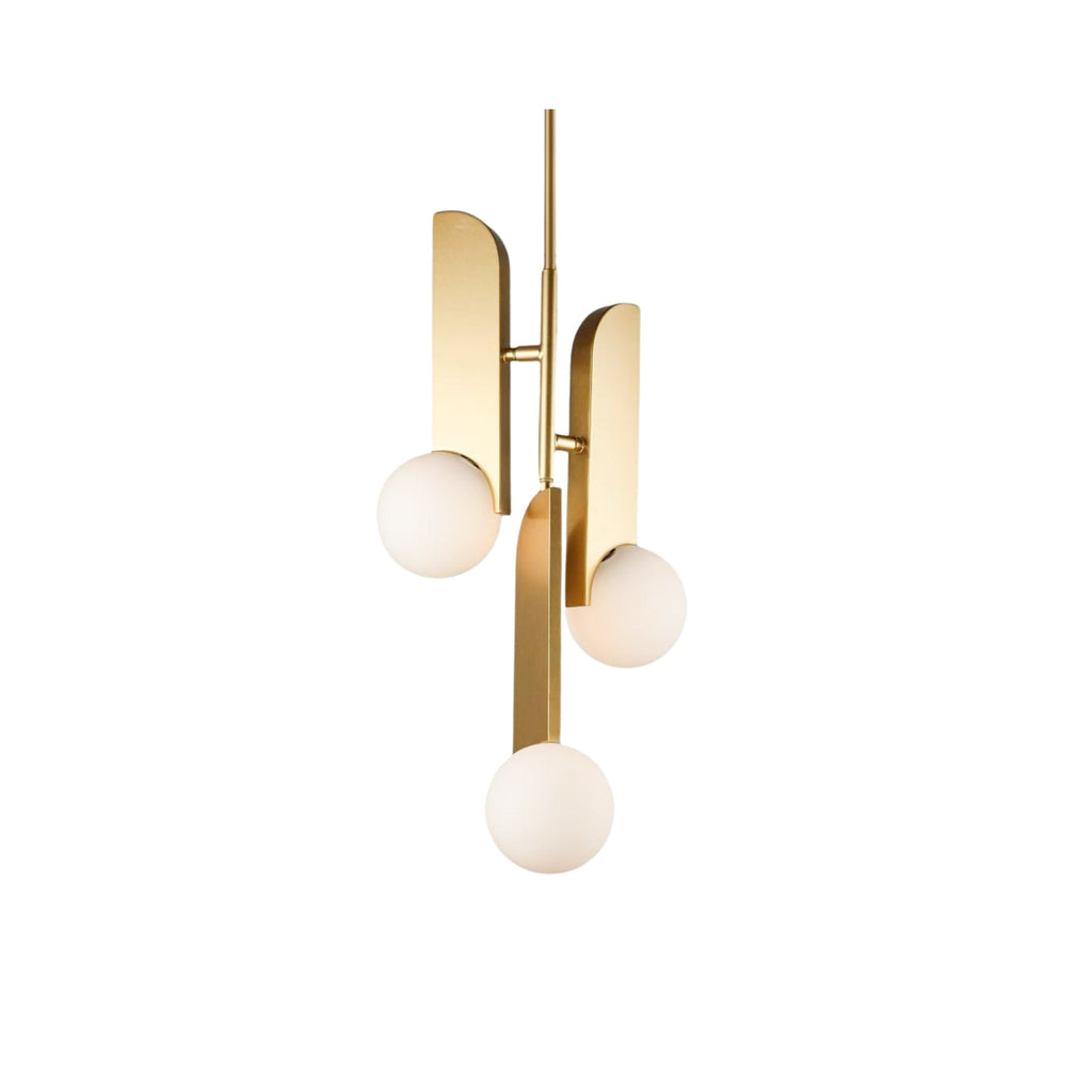 Lampada a sospensione Boso – Vetro – Trasparente – Ø 30 cm – Scultorea