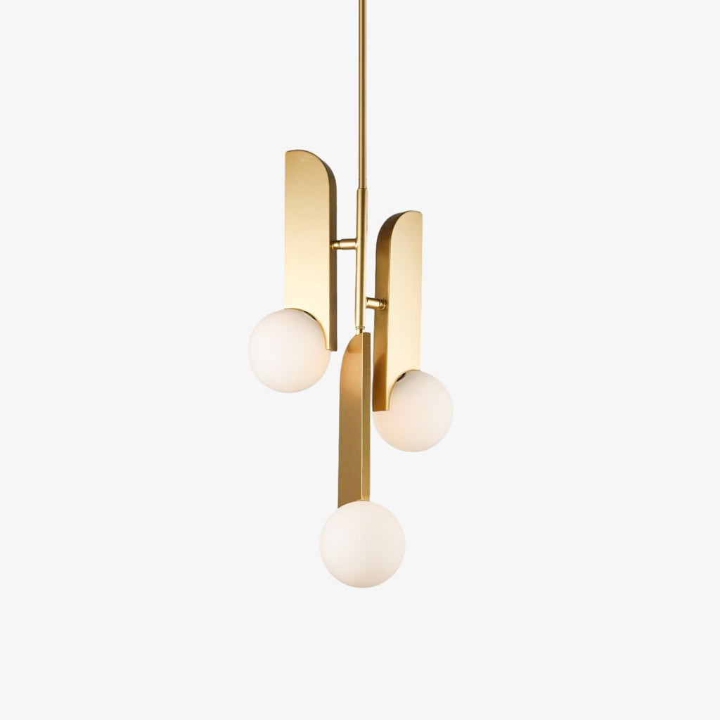 Lampada a sospensione Boso – Vetro – Trasparente – Ø 30 cm – Scultorea