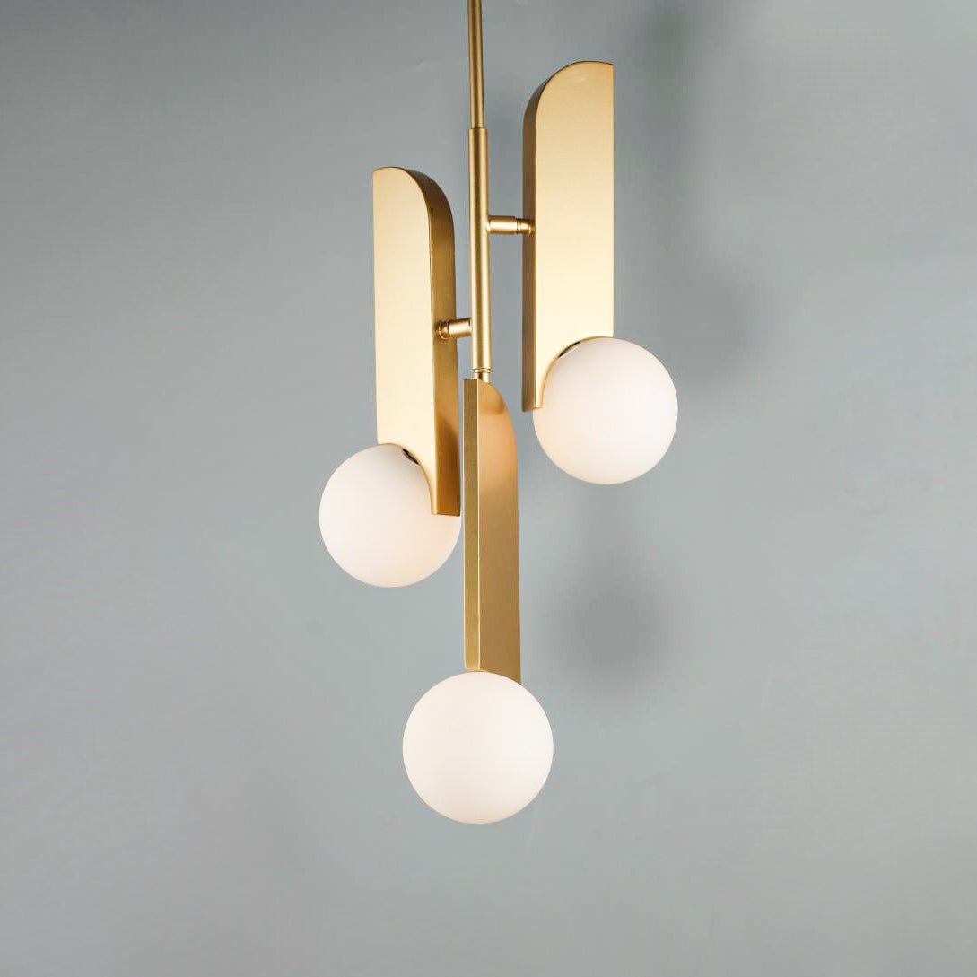 Lampada a sospensione Boso – Vetro – Trasparente – Ø 30 cm – Scultorea