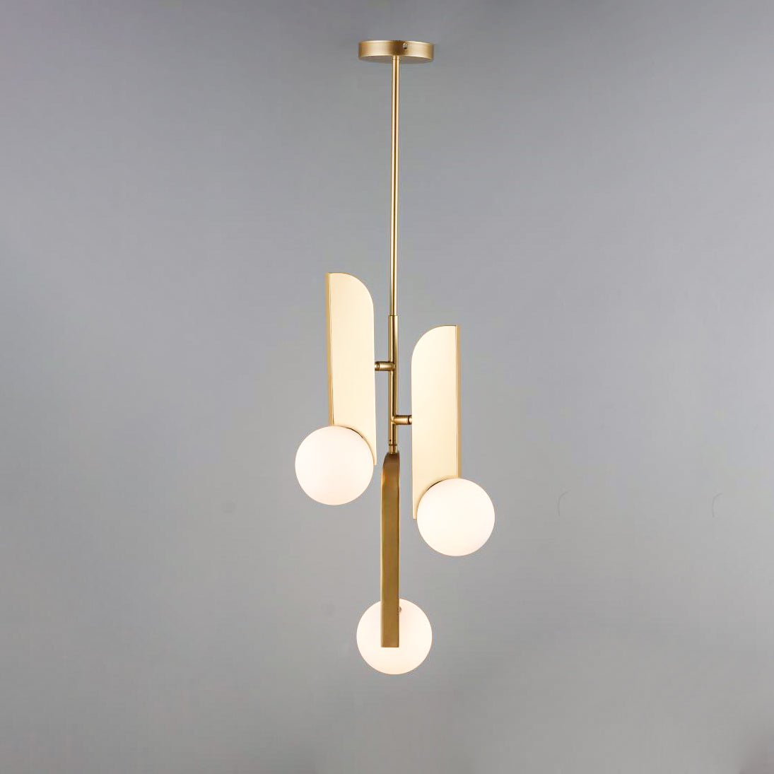 Lampada a sospensione Boso – Vetro – Trasparente – Ø 30 cm – Scultorea
