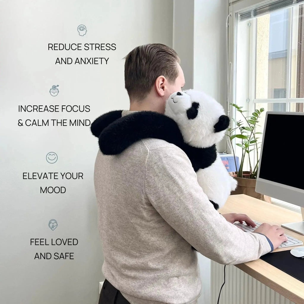 SOFTHUGGO – Compagno di coccole per ridurre lo stress con pelliccia sintetica ultra morbida