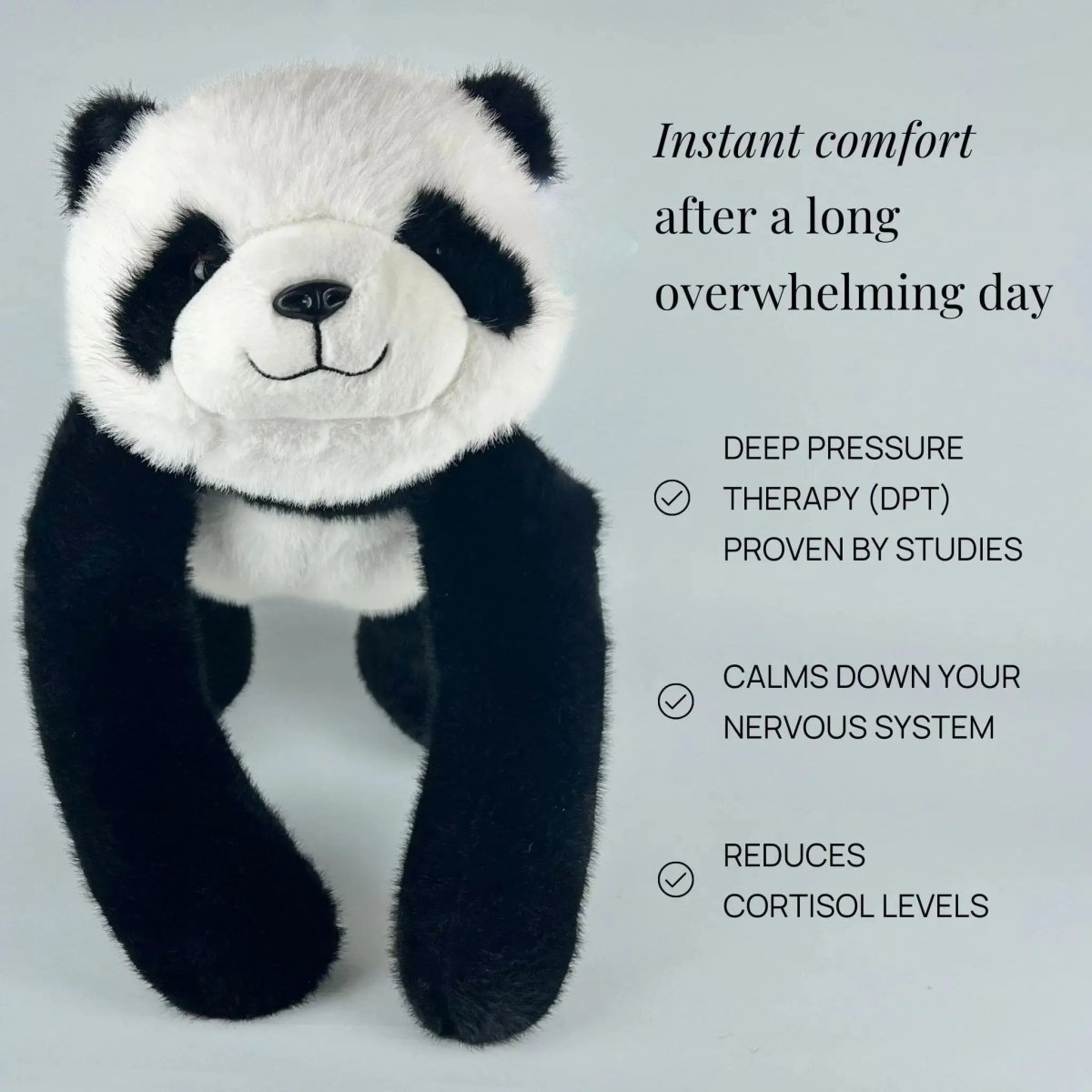SOFTHUGGO – Compagno di coccole per ridurre lo stress con pelliccia sintetica ultra morbida