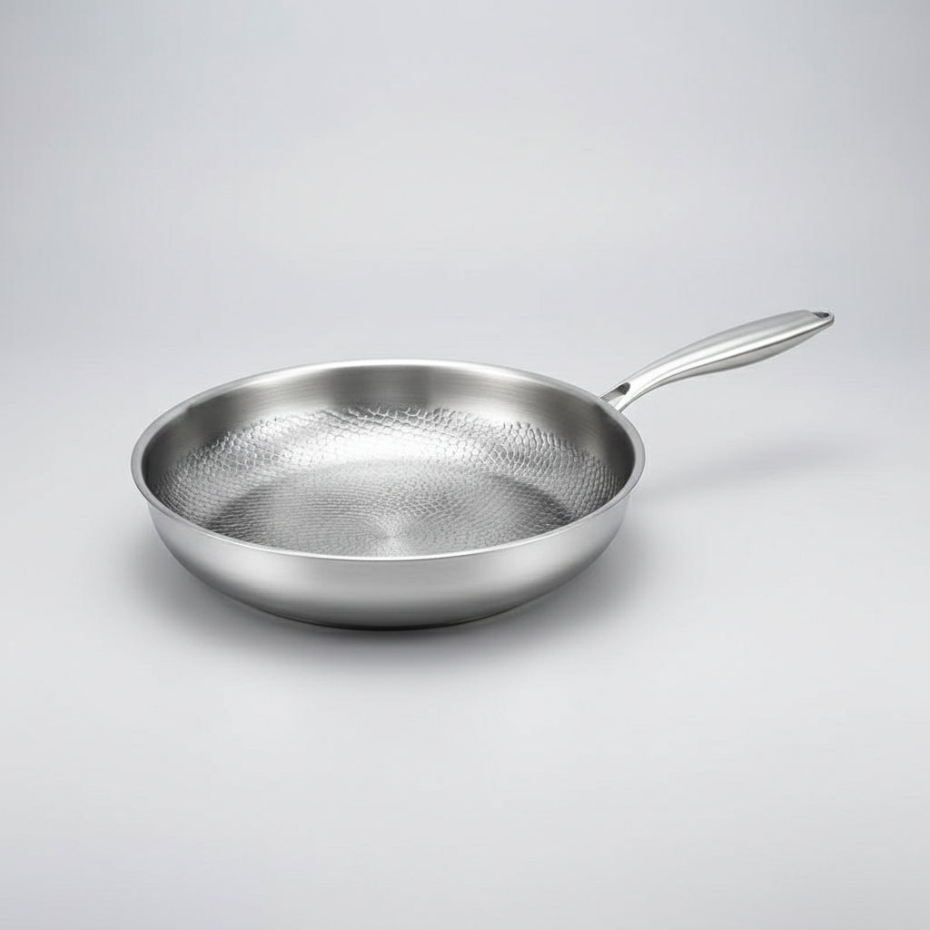 FORGEON – Padella antiaderente in titanio martellato per piani cottura a induzione e cucina quotidiana