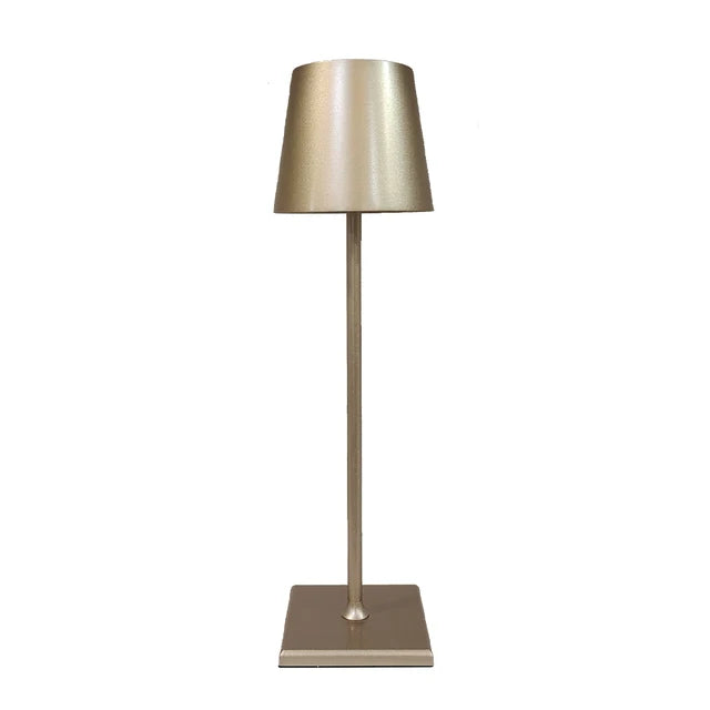 Lampada da tavolo Callon – Metallo – Nero – 30 cm – Lampada touch wireless per design moderno