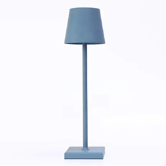 Lampada da tavolo Callon – Metallo – Nero – 30 cm – Lampada touch wireless per design moderno