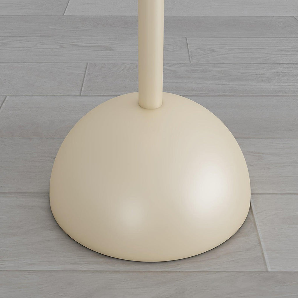 Lampada da terra Camvel – Vetro – Bianco – 150 cm – Design moderno per soggiorno e angolo lettura