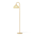 Lampada da terra Capor – Rattan e Metallo – Beige – 160×230 cm – Design Elegante