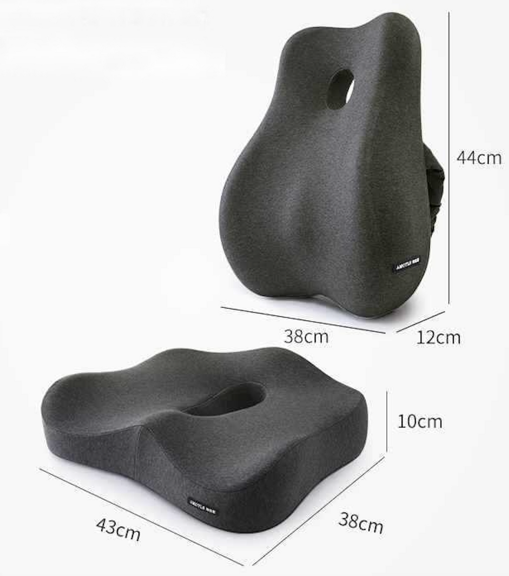 Cuscino Lombare in Schiuma Memory NovaLum per Uso in Auto e Scrivania