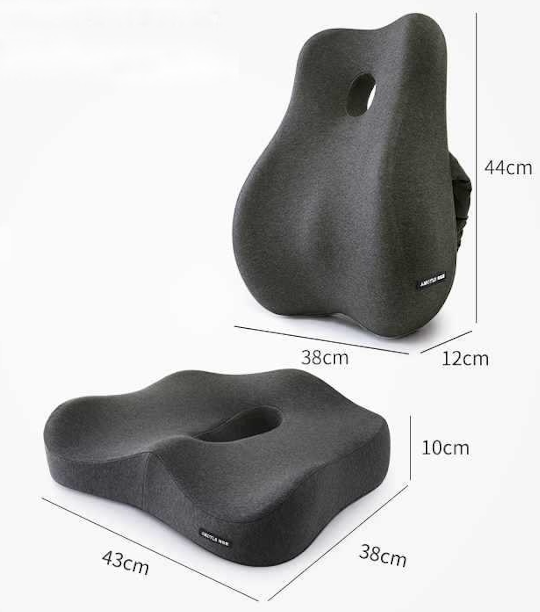 Cuscino Lombare in Schiuma Memory NovaLum per Uso in Auto e Scrivania