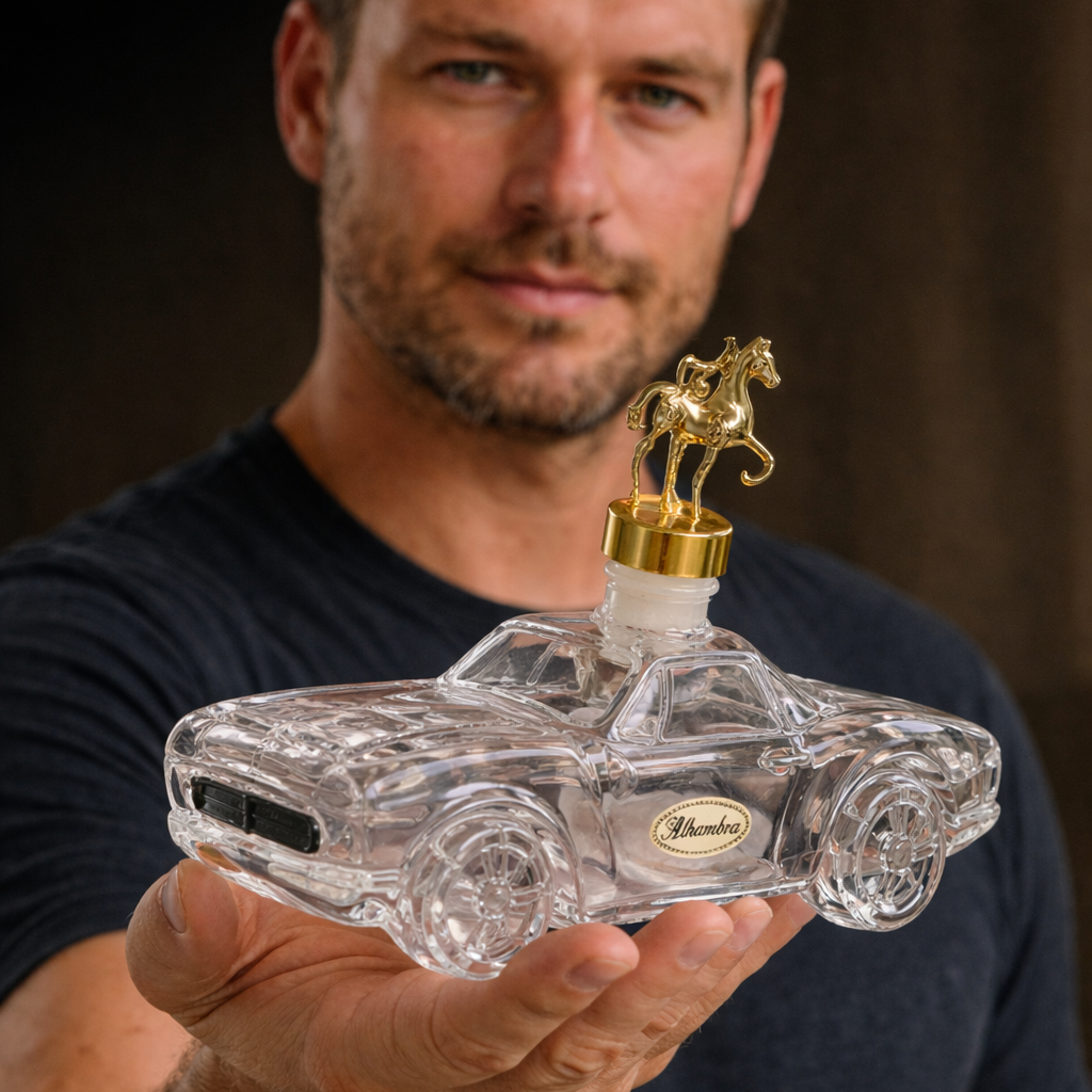 Decanter per Whiskey Mustang | Design Mustang | Vetro Fatto a Mano