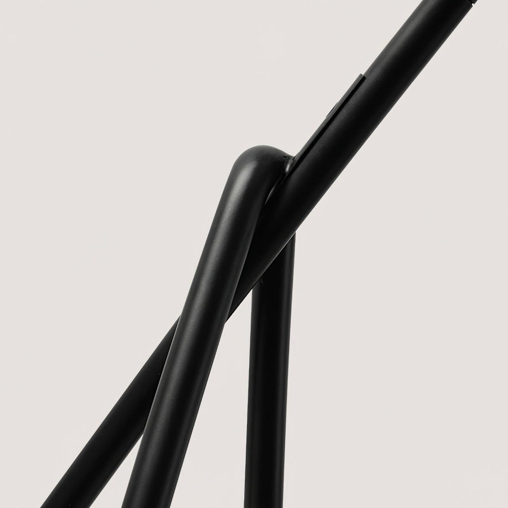 Lampada da terra Caralaven – Struttura in metallo – Beige – 160 cm – Design moderno pieghevole per soggiorno e ufficio