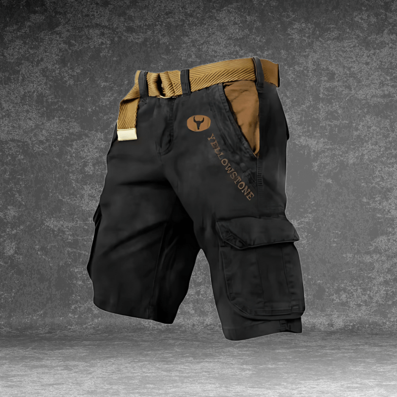 MAVERICK Shorts – Pantaloni Cargo Comodi con molte tasche per Uomini