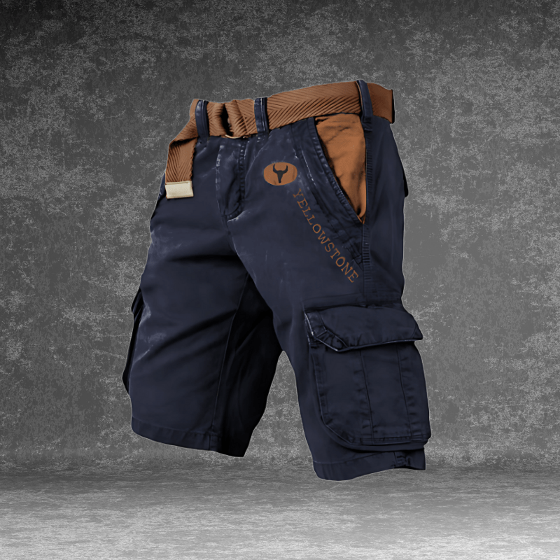 MAVERICK Shorts – Pantaloni Cargo Comodi con molte tasche per Uomini