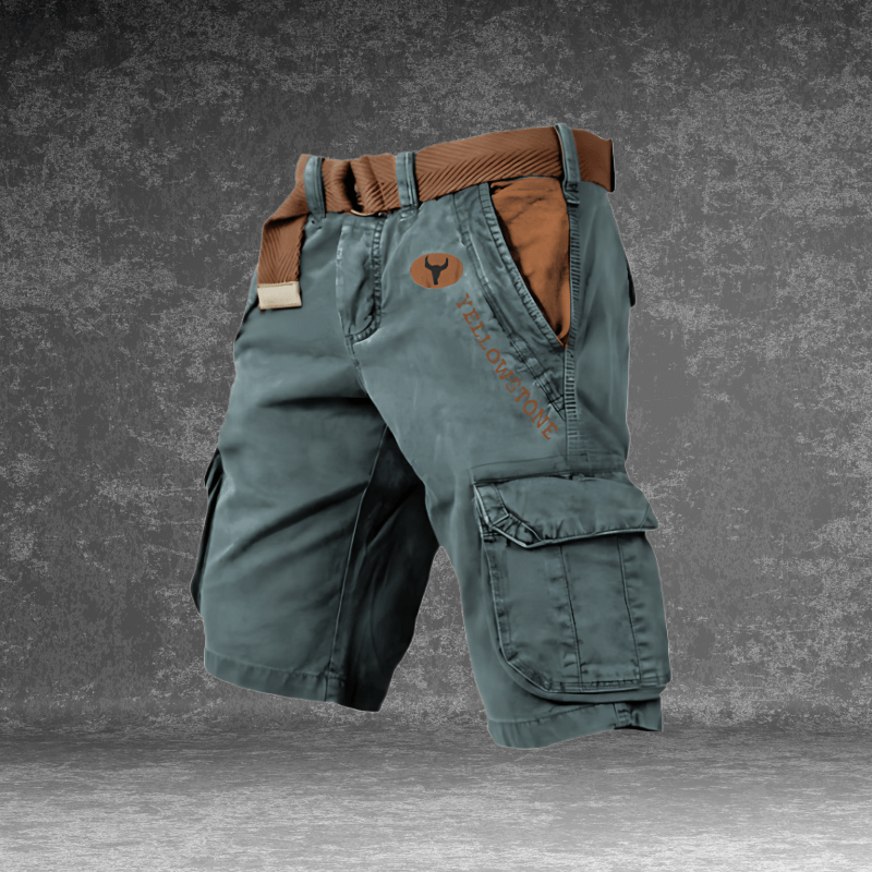 MAVERICK Shorts – Pantaloni Cargo Comodi con molte tasche per Uomini