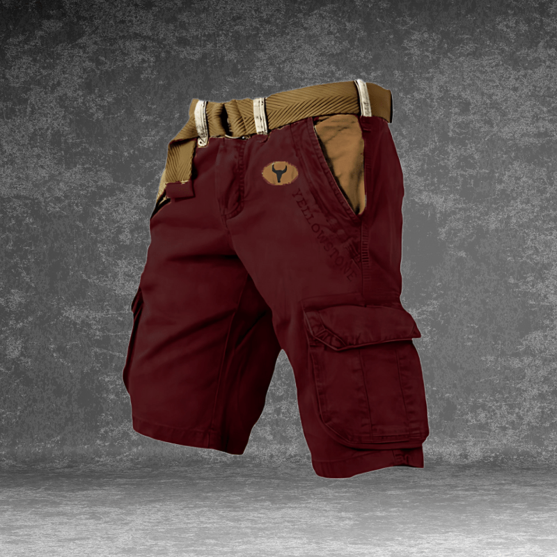 MAVERICK Shorts – Pantaloni Cargo Comodi con molte tasche per Uomini