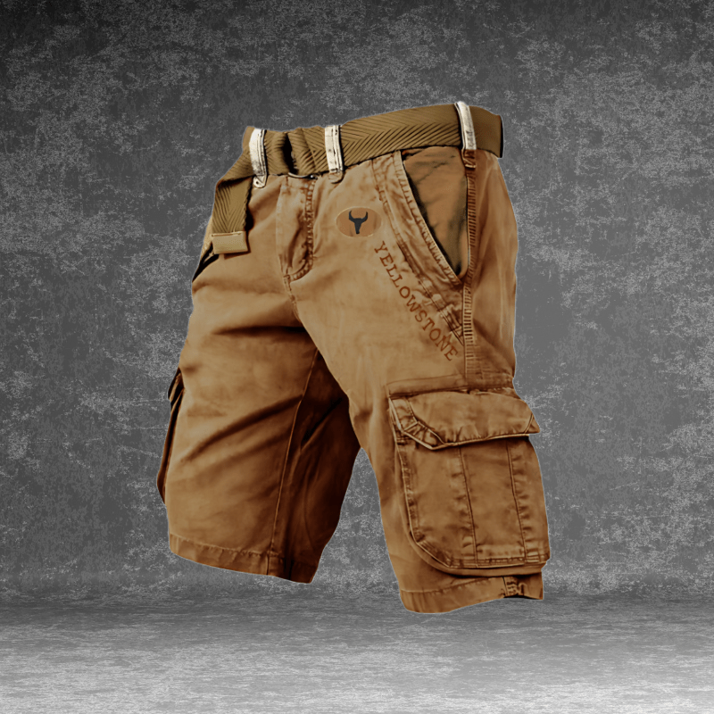MAVERICK Shorts – Pantaloni Cargo Comodi con molte tasche per Uomini