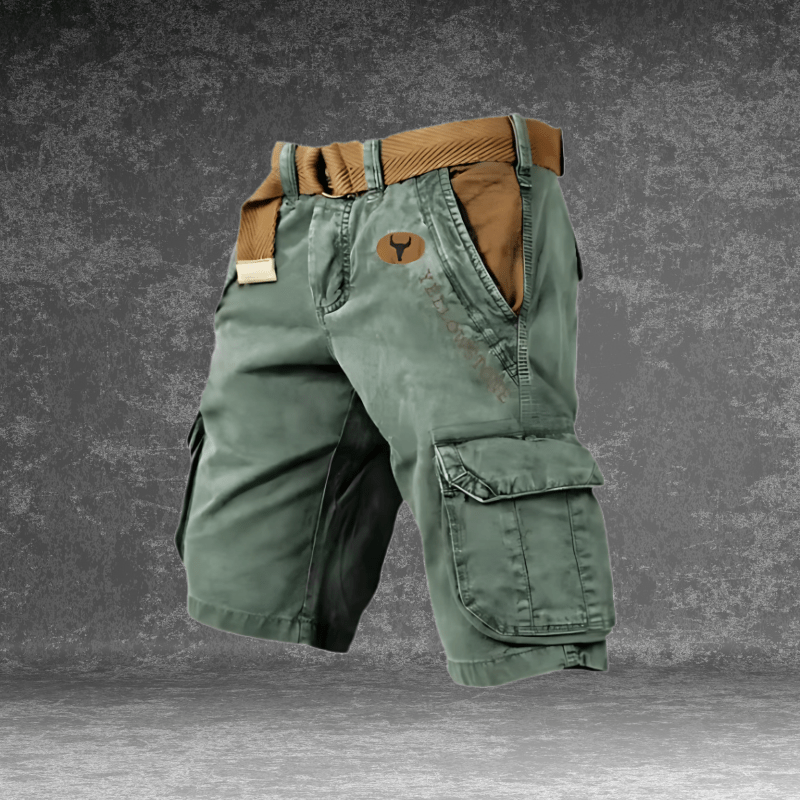 MAVERICK Shorts – Pantaloni Cargo Comodi con molte tasche per Uomini
