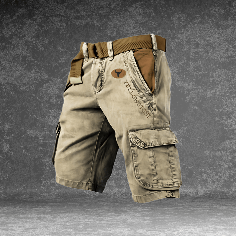 MAVERICK Shorts – Pantaloni Cargo Comodi con molte tasche per Uomini