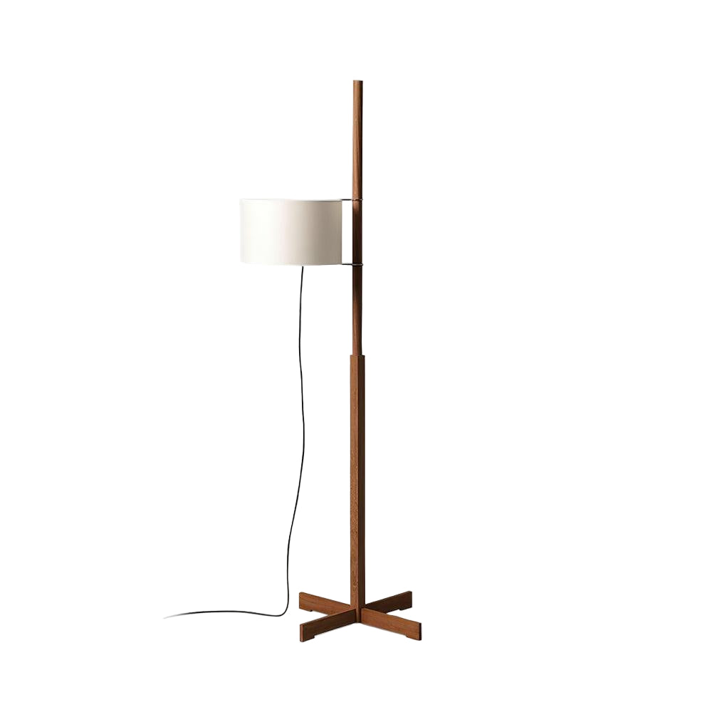 Casvani Lampada da Terra – Legno – Beige – 160 cm – Design Moderno per Soggiorno e Angolo Lettura