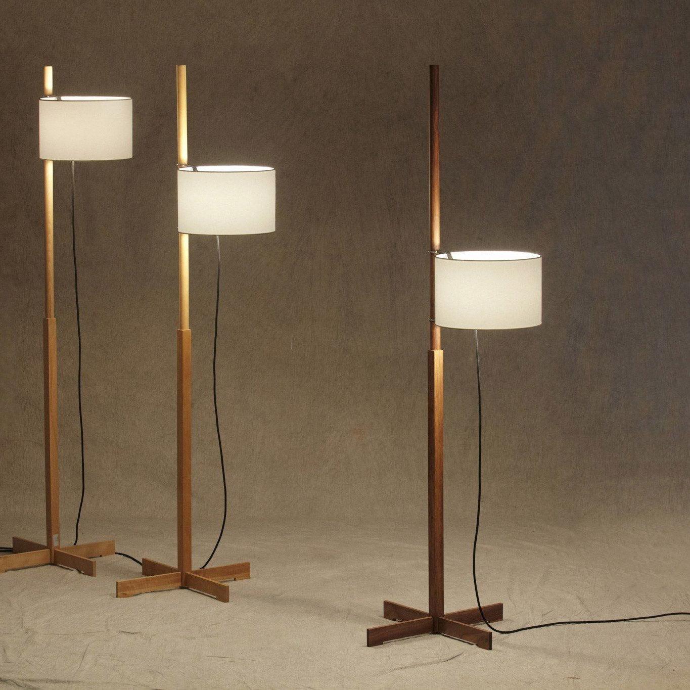 Casvani Lampada da Terra – Legno – Beige – 160 cm – Design Moderno per Soggiorno e Angolo Lettura