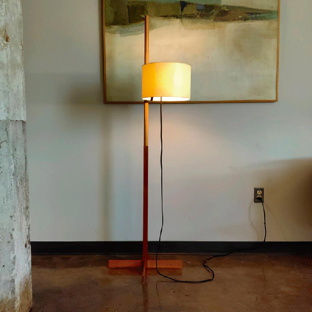 Casvani Lampada da Terra – Legno – Beige – 160 cm – Design Moderno per Soggiorno e Angolo Lettura