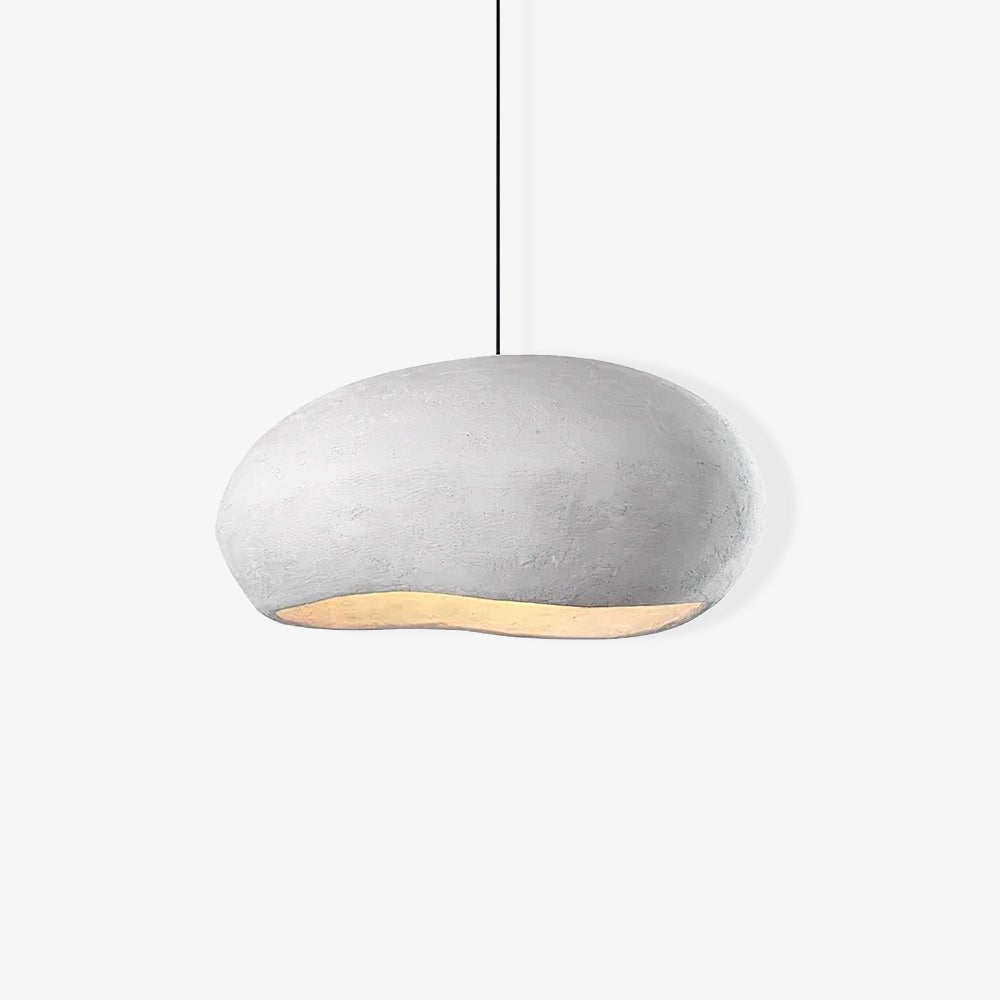Lampada a sospensione Ceranno – Composito in schiuma – Bianco – Regolabile in altezza – Design moderno