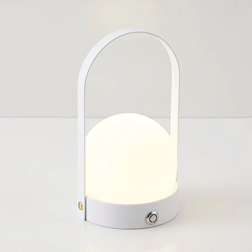 Lampada da Tavolo Cero Bol – Metallo & Vetro – Oro/Nero/Bianco – Design Moderno – Colori LED Regolabili