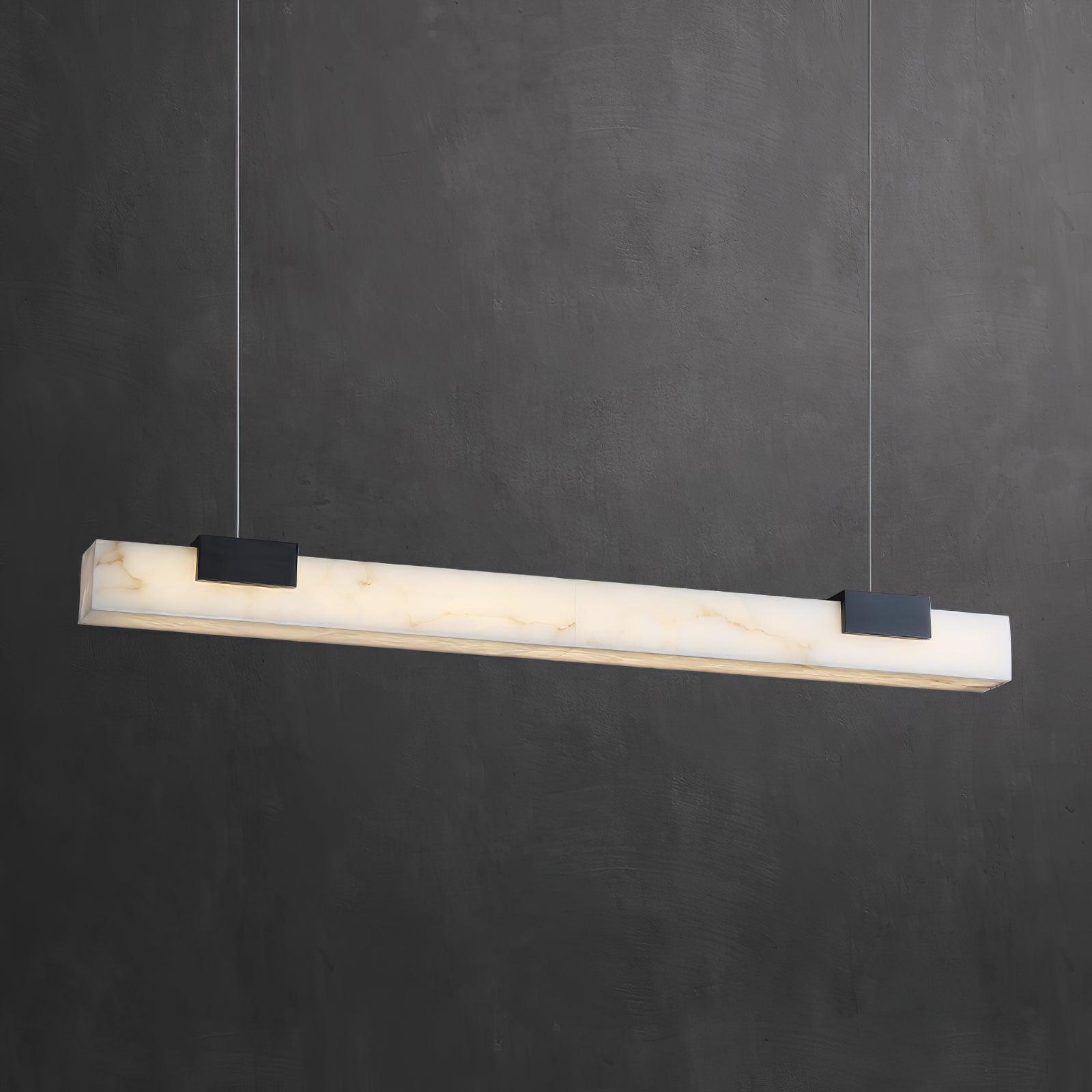 Ceyri Lampadario – Alabastro & Ottone – Bianco – Ø 30 cm – Design Moderno