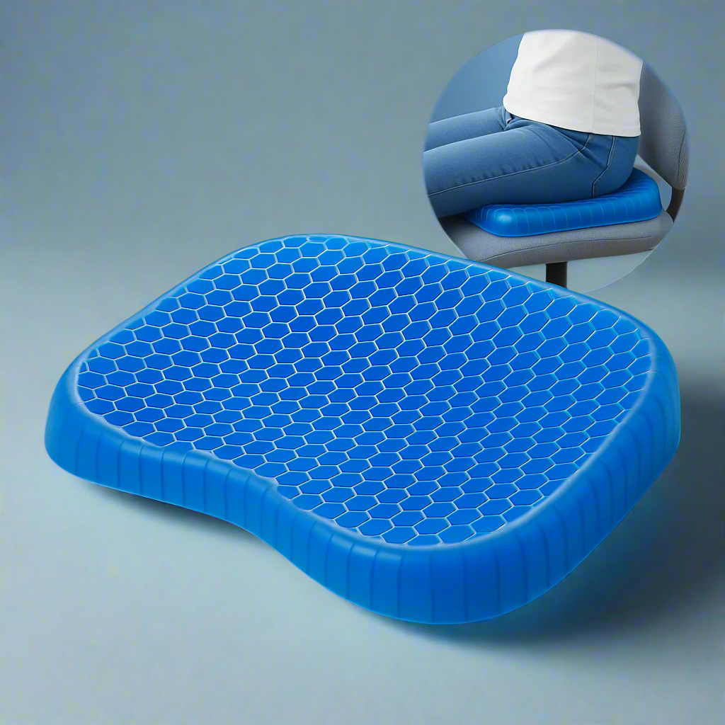 Cuscino di Supporto per il Coccige con Gel Ergonomico per il Comfort della Schiena