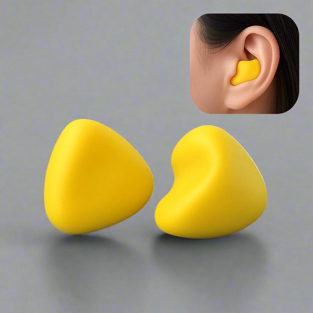 Tappi per le Orecchie TruCalm per Riduzione del Rumore, Ipoallergenici, in Silicone Morbido