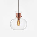 Cimbera Lampada a sospensione – Vetro – Trasparente/Grigio Fumo/Amber – Ø30 cm – Design Moderno