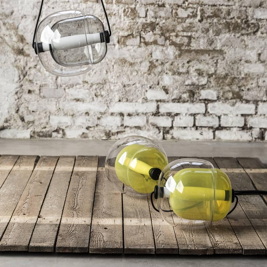 Lampada a sospensione Cindezzo – Vetro – Trasparente/Fumè/Colorato – Moderna – Ideale per sala da pranzo e soggiorno
