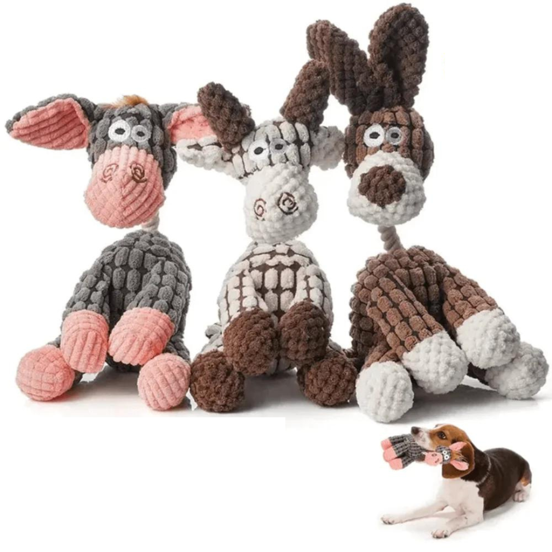 Sandsberg | Giocattolo robusto per cani in peluche | Design resistente e durevole | Modelli multipli
