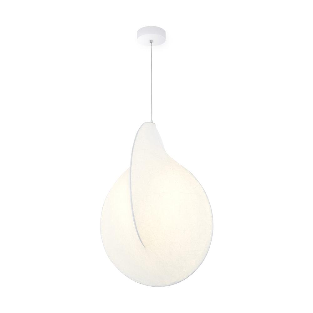 Cocazu Lampada a sospensione – Struttura in acciaio – Bianco – Ø 40 cm – Design moderno